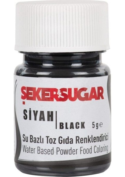 Su Bazlı Toz Boya Siyah 10 gr