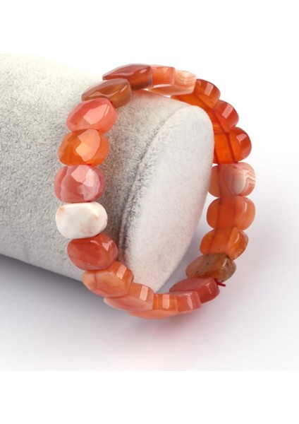 Karnelyon Akik Bileklik Kare fiyatları