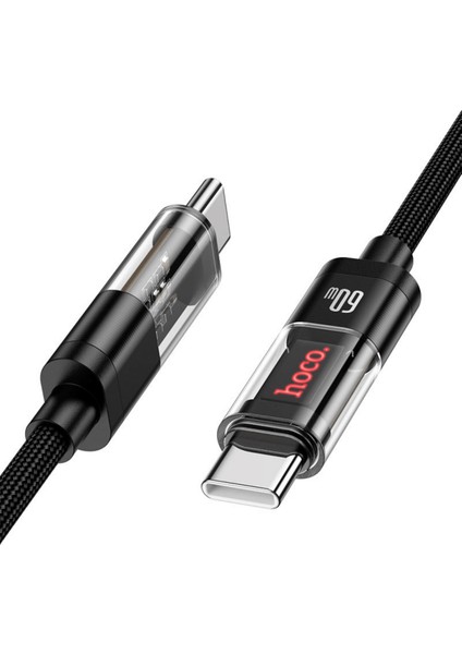 U116 1.2m 60W Type-C To Type-C Şarj Data Kablosu