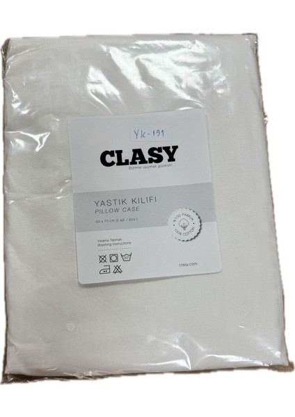 Ranforce 2 Adet Yastık Kılıfı Düz Beyaz Düz Desen fiyatları