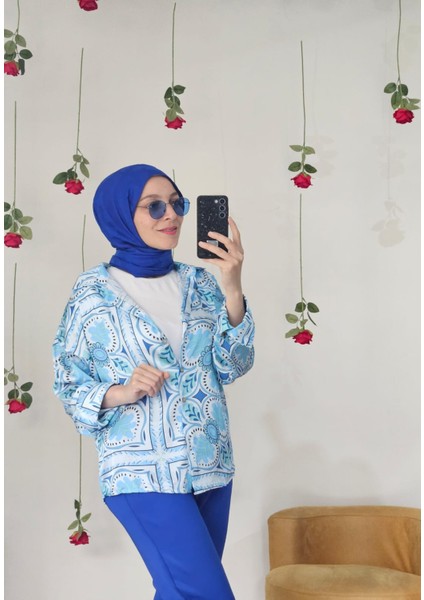 Saten Gömlek Kadın