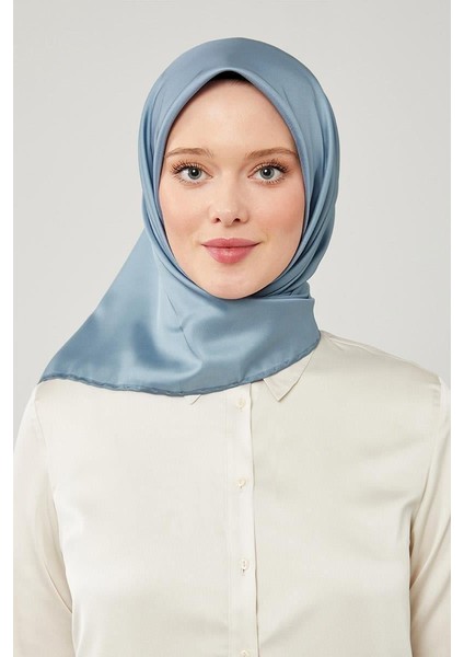 Trend Düz Renk Twill Eşarp 17768-2