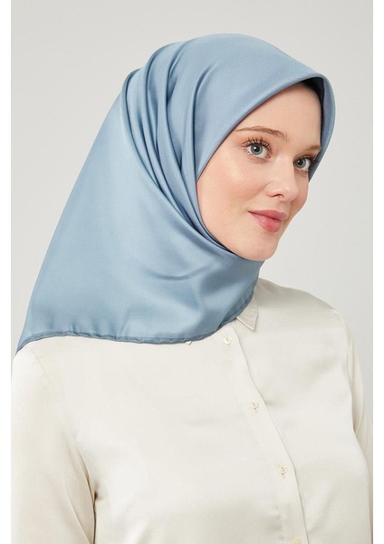 Trend Düz Renk Twill Eşarp 17768-2