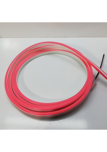 Neon LED 12 Volt Pembe Işık Dış Mekan 3 Metre