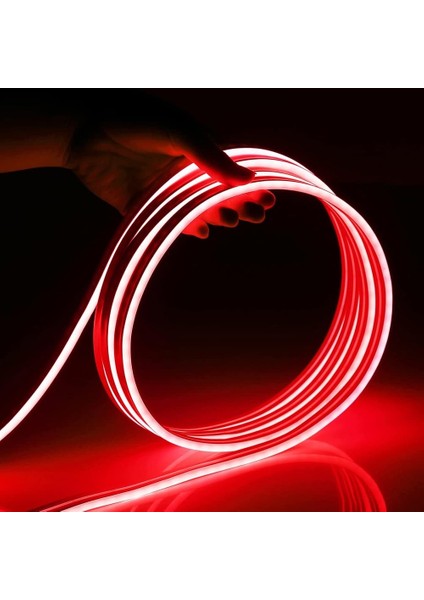 Neon LED 12 Volt Kırmızı Işık Dış Mekan 3 Metre