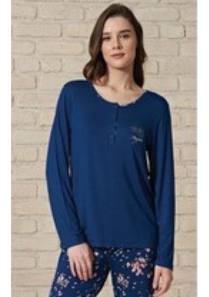 Kadın Uzun Kollu Pijama Takımı 1730