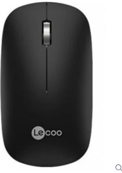 Lecoo WS214 Sessiz Siyah Kablosuz Mouse