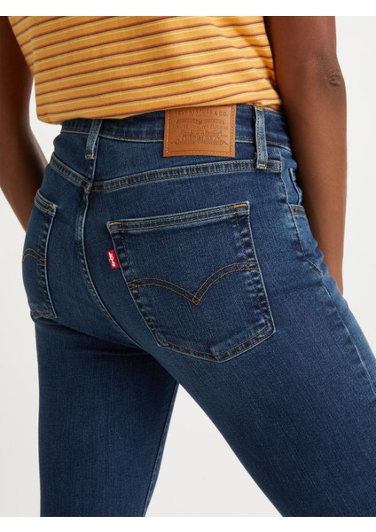 725 Hıgh Rıse Bootcut Blue Wave Dark Kadın Jean Pantolon