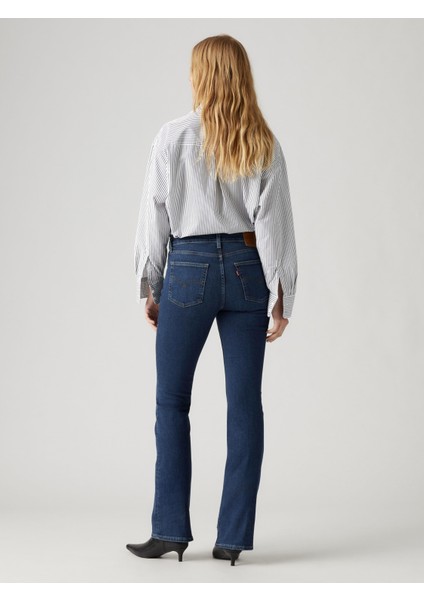 725 Hıgh Rıse Bootcut Blue Wave Dark Kadın Jean Pantolon