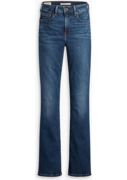 725 Hıgh Rıse Bootcut Blue Wave Dark Kadın Jean Pantolon