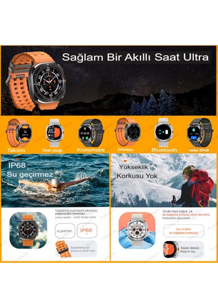 Şıklığı ve Fonksiyonu Bir Arada Sunan Akıllı Saat 10 Gün Batarya Ömrü Amoled Ekran