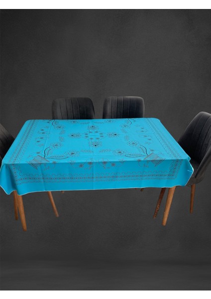 Pamuklu Kare Masa Örtüsü 150X150
