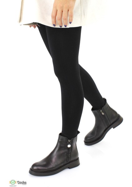 Kadın Hakiki Deri Ortopedik Klasik Tarz Bağcıksız Günlük Bot M25/KB1527 fırsatları