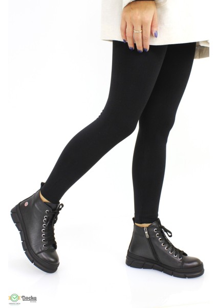 Kadın Hakiki Deri Ortopedik Spor Tarz Günlük Bot M25/KB1630