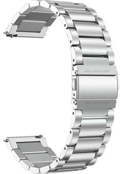 Huawei Watch Gt5 46MM Uyumlu Paslanmaz Döküm Çelik Metal Baklalı Kordon indirimleri