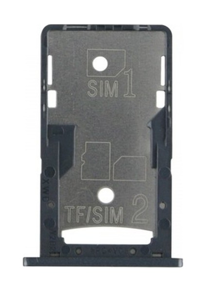 Xiaomi Uyumlu Redmi 4A Sim Tepsi Füme