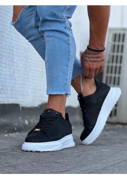 WG501 Siyah Erkek Yüksek Taban Ayakkabı modelleri
