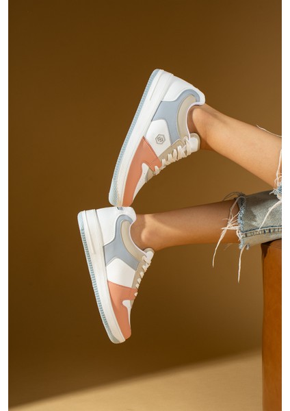Bağcıklı Kaymaz Kırılmaz Taban Konforlu Kadın Sneakers 001-2100-MPUDRA modelleri