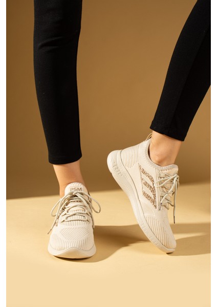 Bağcıklı Triko Rahat Taban Kadın Sneakers 001-0022-24Z modelleri