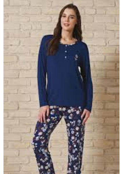 Kadın Uzun Kollu Pijama Takımı 1723