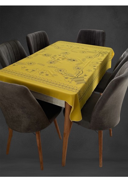 Pamuklu Kare Masa Örtüsü 150X150
