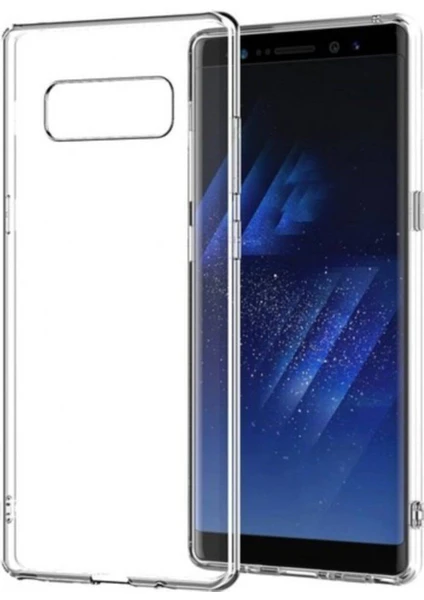 Samsung Galaxy Note 8 Premium Silikon Kılıf Şeffaf