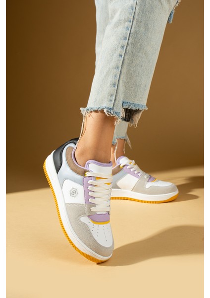 Bağcıklı Kaymaz Kırılmaz Taban Konforlu Kadın Sneakers 001-2100-MLILA fiyatları