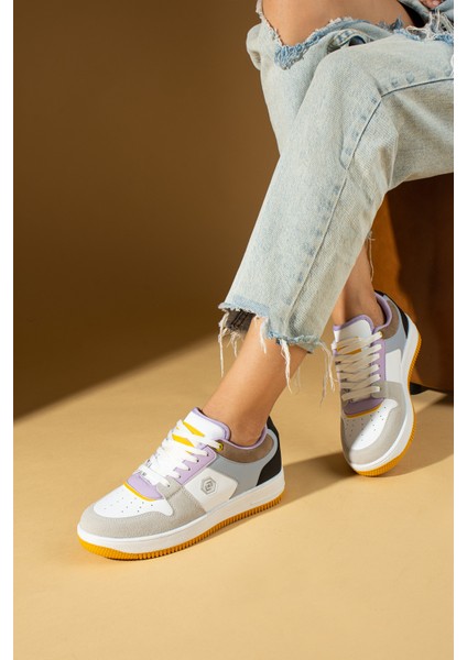 Bağcıklı Kaymaz Kırılmaz Taban Konforlu Kadın Sneakers 001-2100-MLILA modelleri