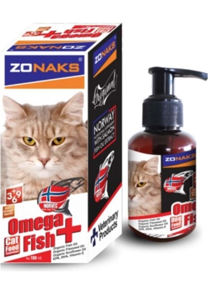 Norveç Kedi Balık Yağı Omega Fish 100 ml