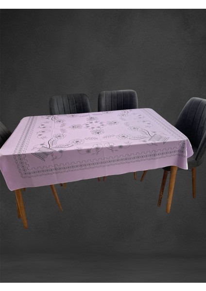 Pamuklu Kare Masa Örtüsü 150X150