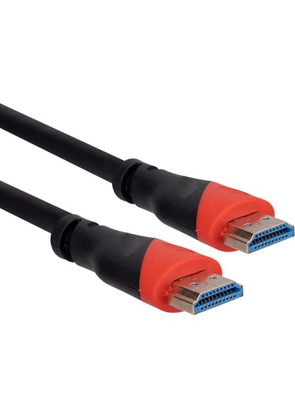 Hytech HY-HDM10 Altın Uçlu 24K 1.4 Versiyon 3D HDMI Görüntü Aktarma Kablosu 10MT