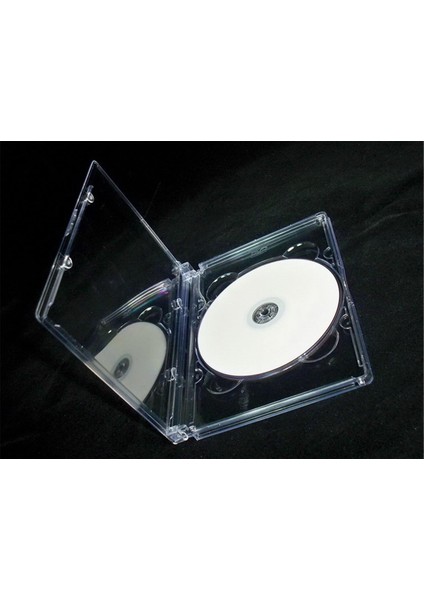 QD-527 1li Parlak Şeffaf 10MM DVD Kutusu 10AD