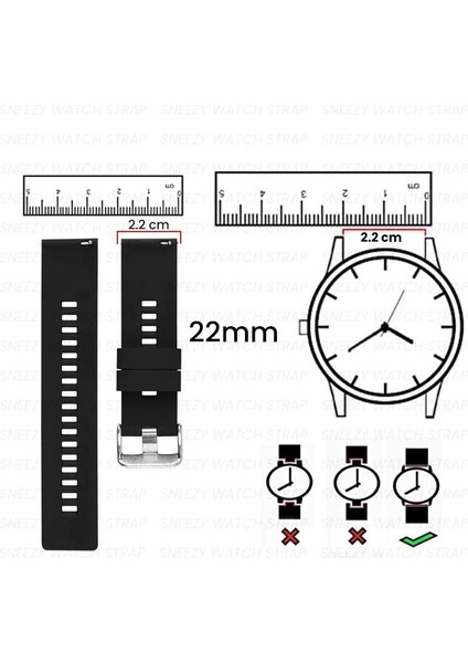 Huawei Watch Gt5 46MM Uyumlu Stride Renkli Tokalı Soft Silikon Kordon modelleri