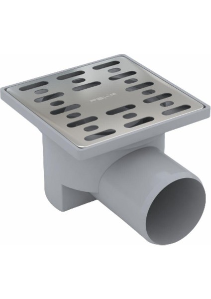 10X10X50 Yer Süzgeci Yandan Üstü Krom ( STEEL18 ) (FEHA-IKS-250-18)