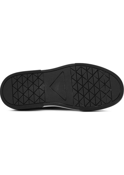 Erkek Siyah Süet Deri Sneaker 24WFD641310