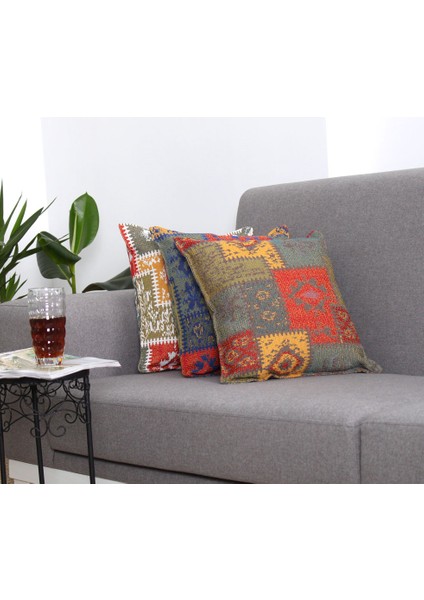 Rug Kilim Kırlent - Yeşil
