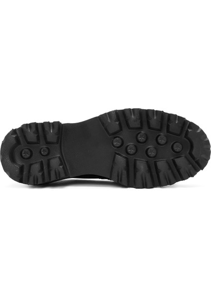 Kadın Siyah Tokalı Deri Maskülen Loafer 24WFD189122 fırsatları