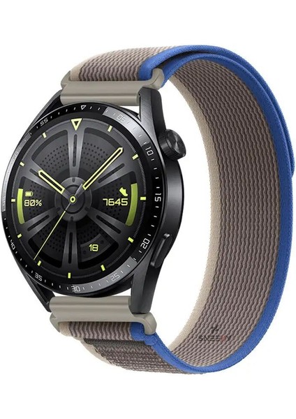 Sneezy Huawei Watch Gt5 46MM Uyumlu Kordon Trail Loop Yumuşak Kumaş Kordon