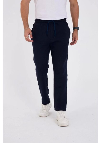 Unisex Üç Iplik Basic Eşofman Pantolon - Lacivert