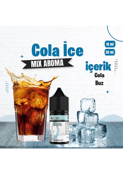 Cola Ice Mix Aroma Cola Buz Gıda Aroması 10 ml