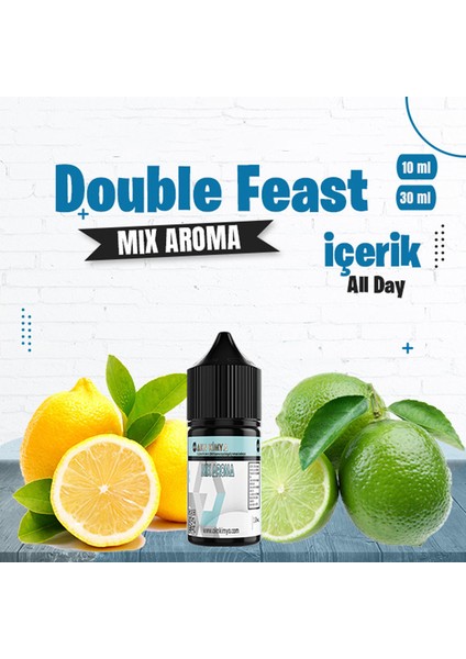 Double Feast Mix Aroma All Day Gıda Aroması 10 ml