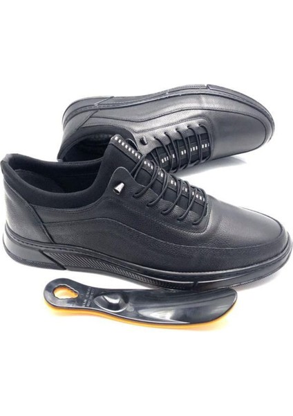 Büyük Numara Hakiki Deri Ortopedik Erkek Ayakkabı
