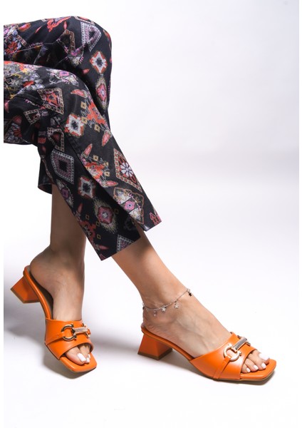 Khithiss Kadın Topuklu Terlik 001212 fiyatları