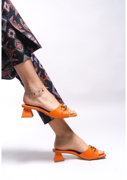 Khithiss Kadın Topuklu Terlik 001212 indirimleri