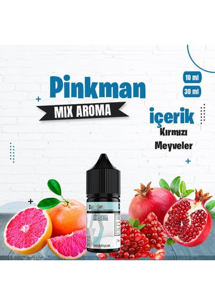 Pinkman Mix Aroma Kırmızı Meyveler Gıda Aroması 10 ml