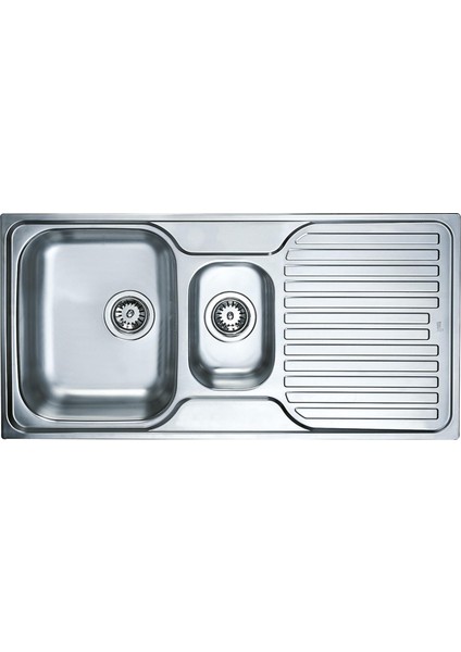 Princess 60 B Paslanmaz Çelik 1,5 Gözlü Sağ Damlalıklı Eviye (TEKA.40109153)