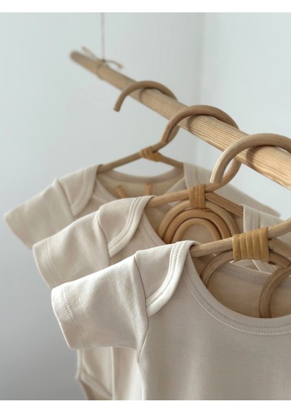 3'Lü Pamuk Kısa Kollu Body Çıtçıtlı Zıbın Seti modelleri