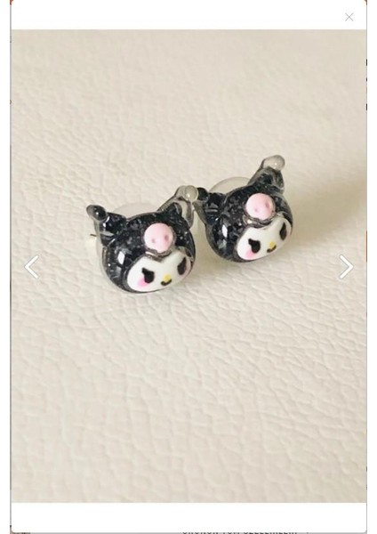 Sevimli Kuromi Küpe Anime Çocuk Küpe Aksesuar