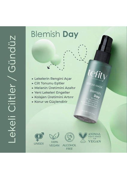 Blemish Day Serum Mask : Leke Önleyici Gündüz Kullanımı Için Geliştirilmiş Serum Maske