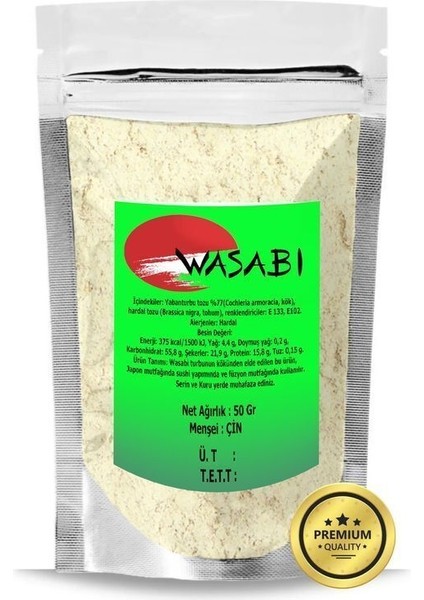 Wasabi Toz 50 gr